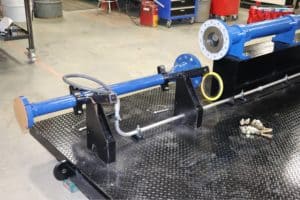 CEG - Moyno 6 Stage Progressive Cavity Pump Driven by GM 5.7L Natural Gas Engine - Drive View